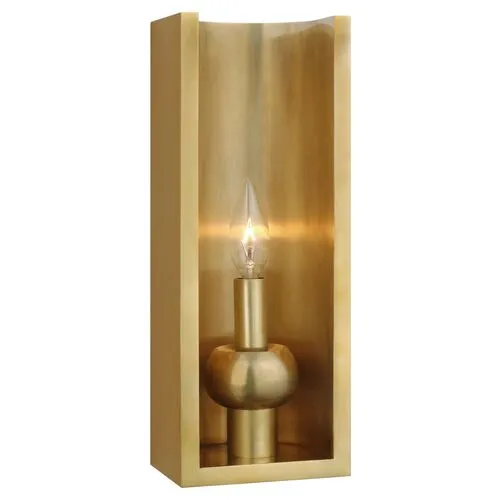 Visual Comfort - Comtesse Medium Shield Wall Sconce - Gold