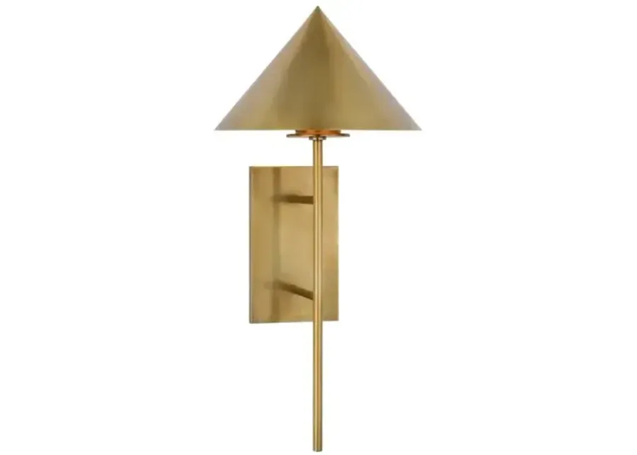 Visual Comfort - Orsay Medium Downlight Wall Sconce - Gold