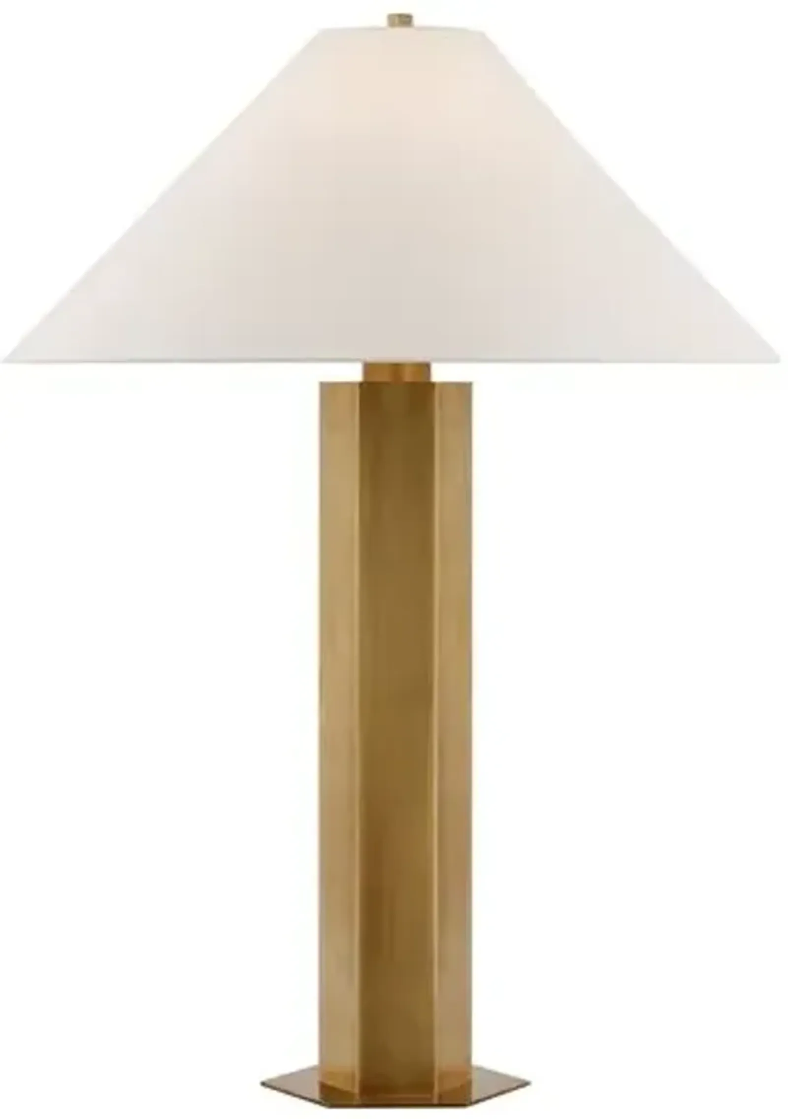 Visual Comfort - Olivier Medium Table Lamp - Hand-Rubbed Antique Brass - Gold