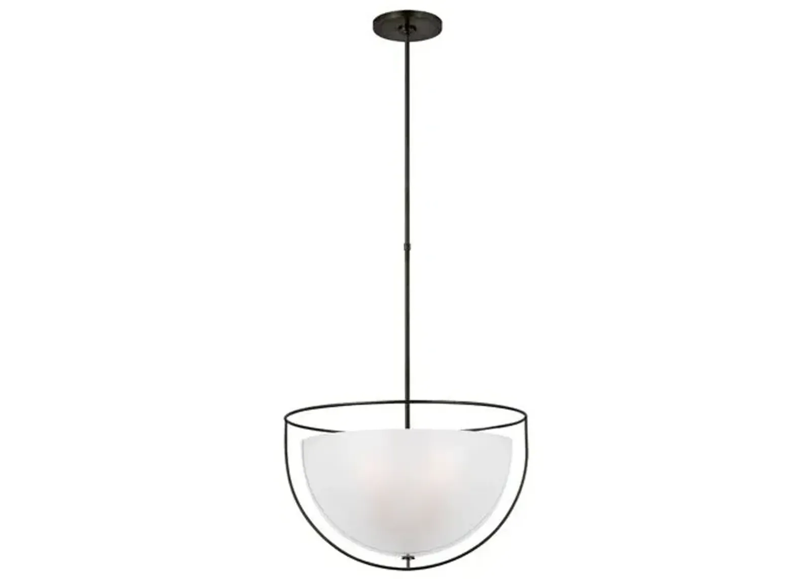 Visual Comfort - Odeon Large Pendant - Black