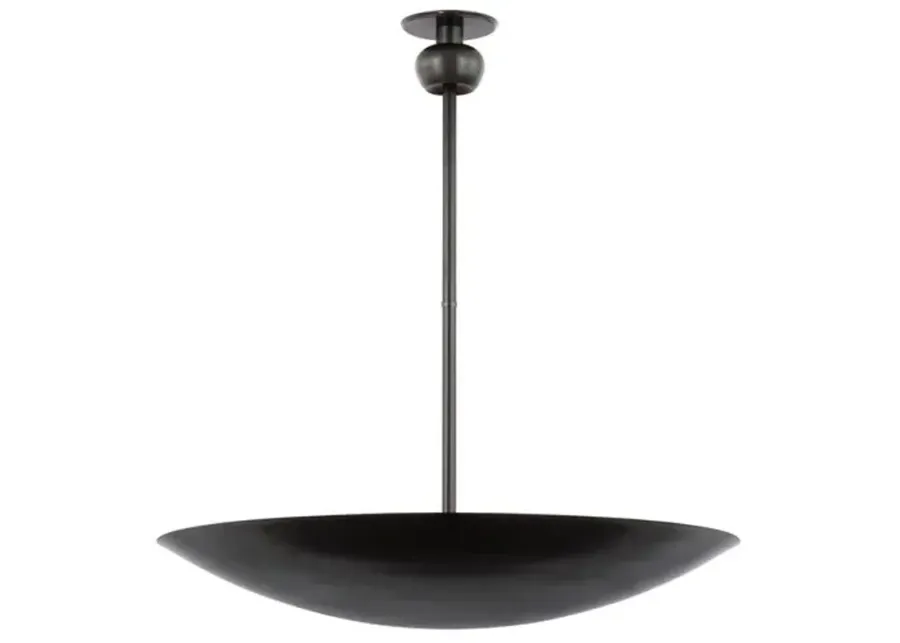 Visual Comfort - Comtesse XL Uplight Chandelier - Black