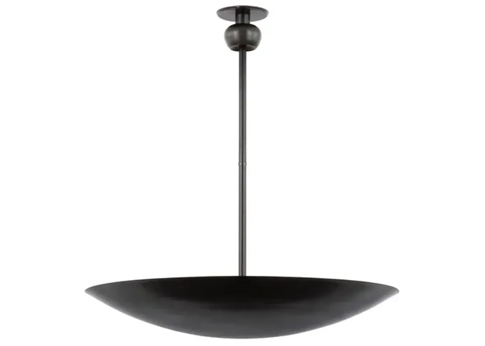 Visual Comfort - Comtesse XL Uplight Chandelier - Black