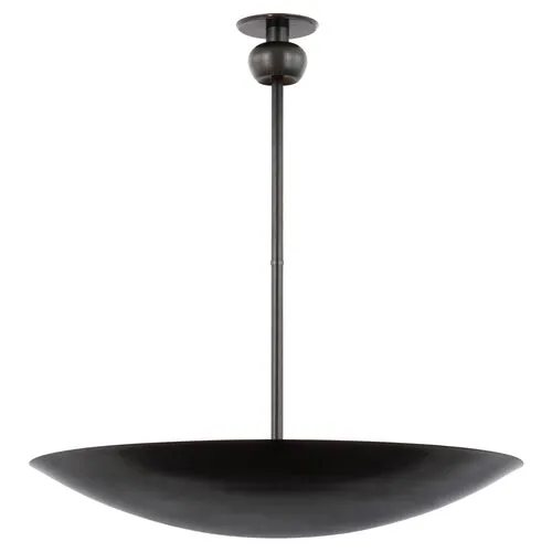 Visual Comfort - Comtesse XL Uplight Chandelier - Black