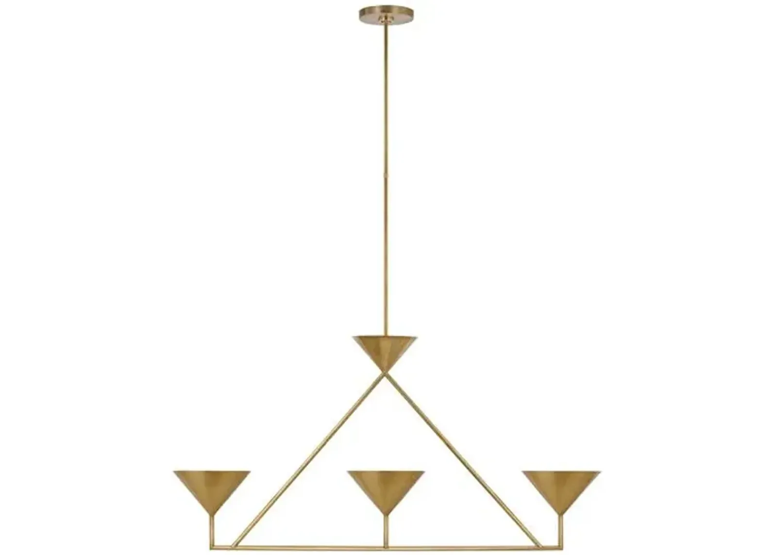 Visual Comfort - Orsay Medium 3-Light Chandelier - Gold