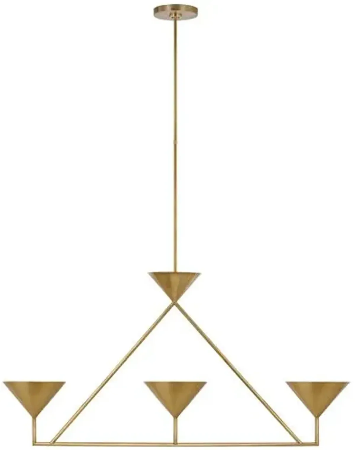 Visual Comfort - Orsay Medium 3-Light Chandelier - Gold