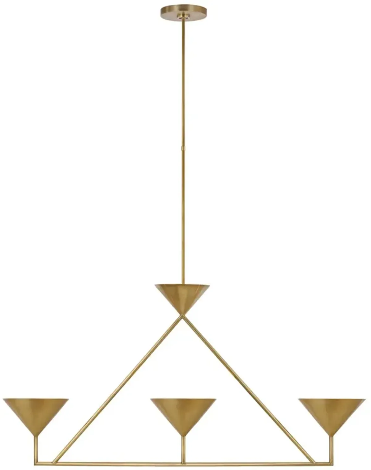 Visual Comfort - Orsay Medium 3-Light Chandelier - Gold