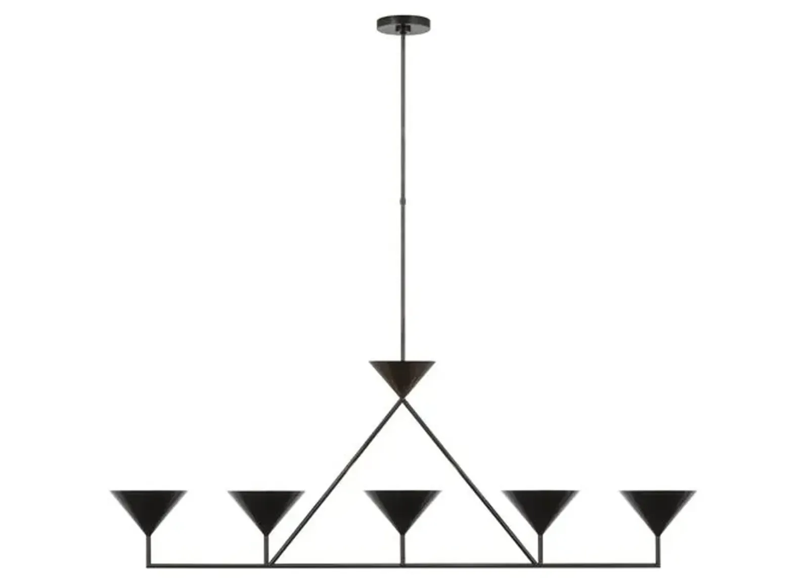 Visual Comfort - Orsay XL 5-Light Chandelier - Black