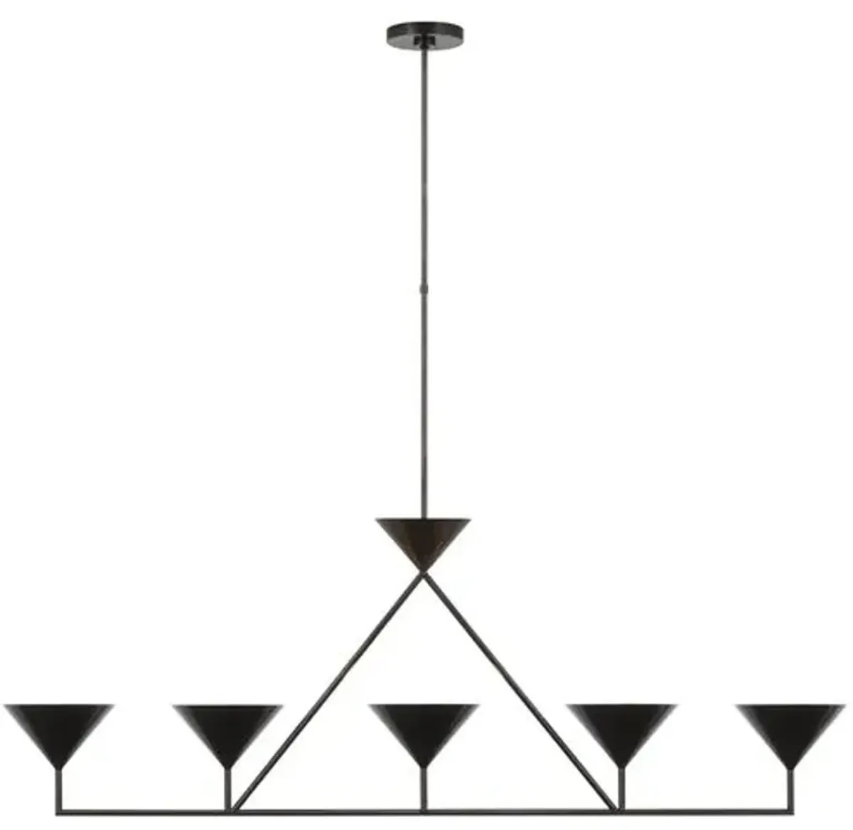 Visual Comfort - Orsay XL 5-Light Chandelier - Black