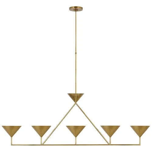 Visual Comfort - Orsay XL 5-Light Chandelier - Gold