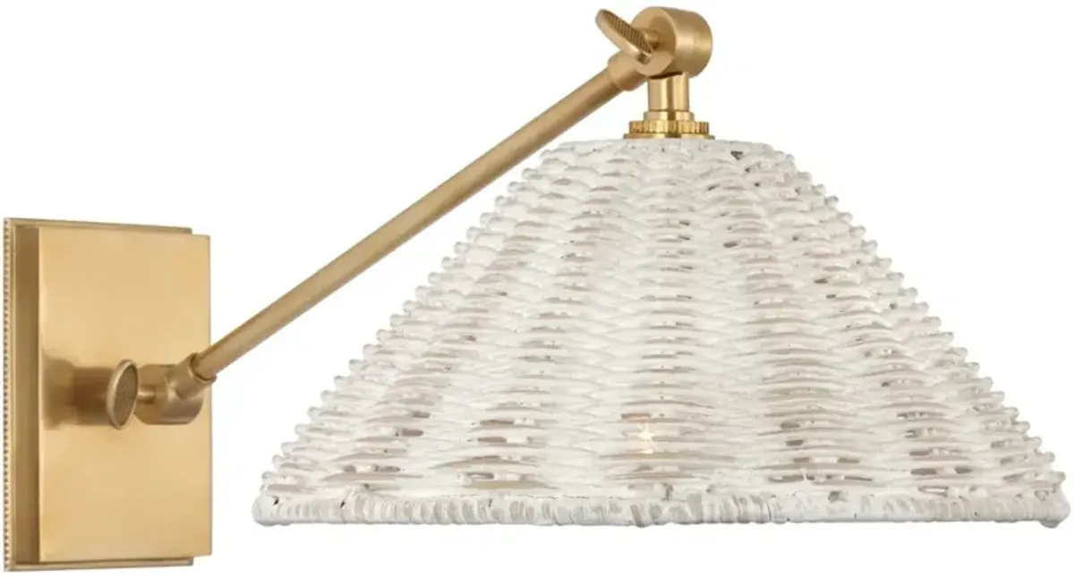 Visual Comfort - Wimberley Single Library Wall Light - White