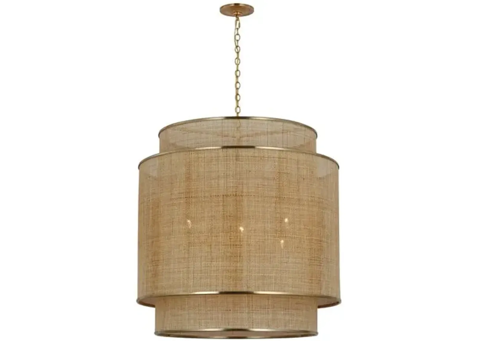 Visual Comfort - Linley Extra Large Hanging Shade - Brown