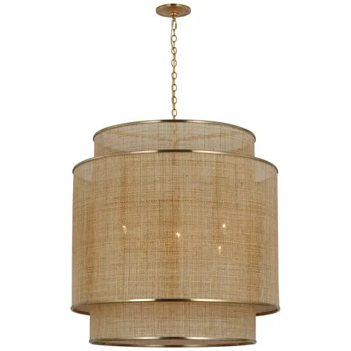 Visual Comfort - Linley Extra Large Hanging Shade - Brown