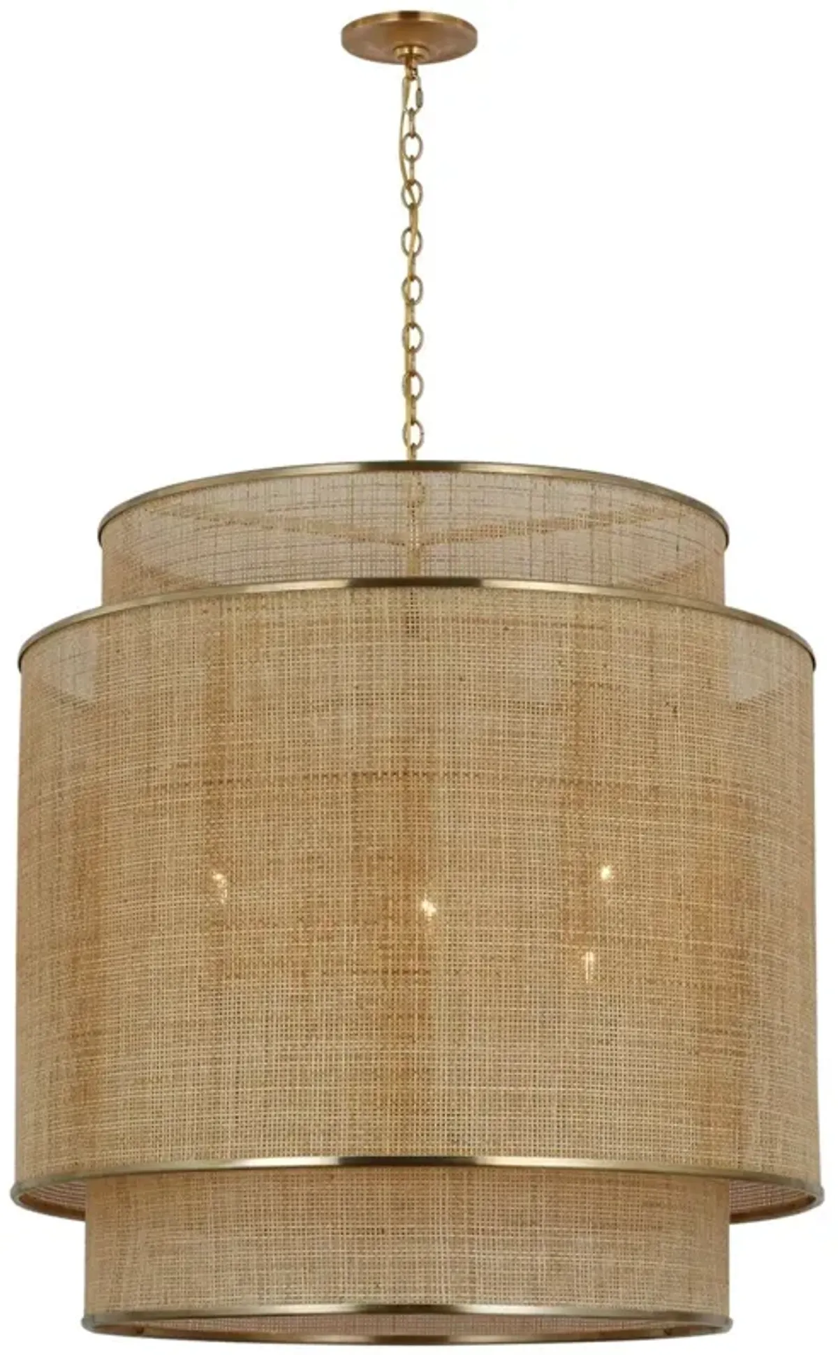 Visual Comfort - Linley Extra Large Hanging Shade - Brown