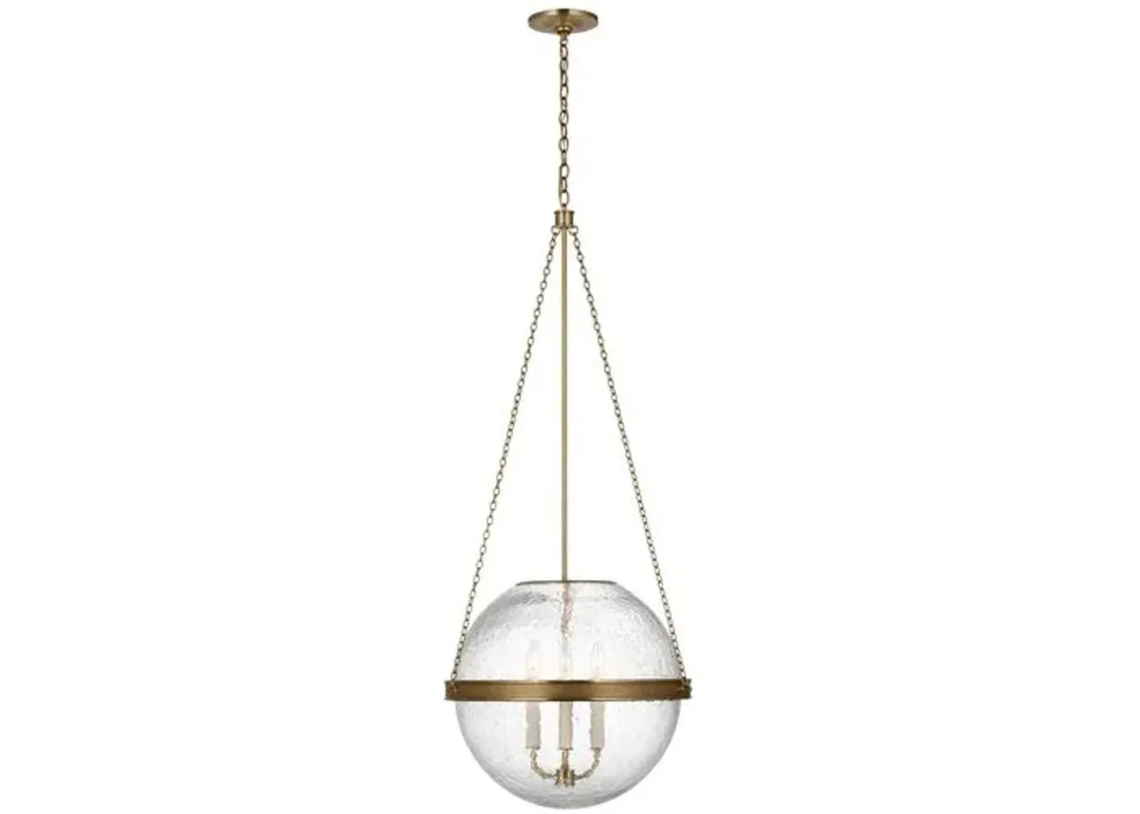 Visual Comfort - Reese 18" Globe Pendant - Gold