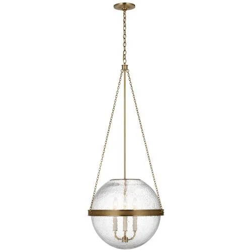 Visual Comfort - Reese 18" Globe Pendant - Gold