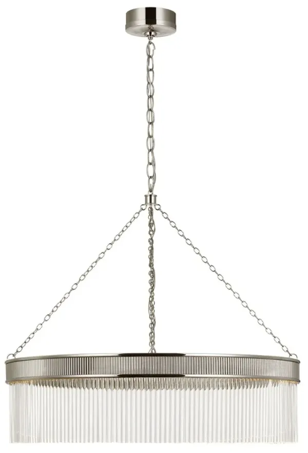 Visual Comfort - Menil Large Chandelier - Silver
