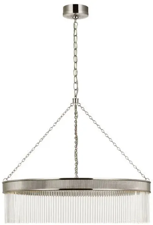 Visual Comfort - Menil Large Chandelier - Silver