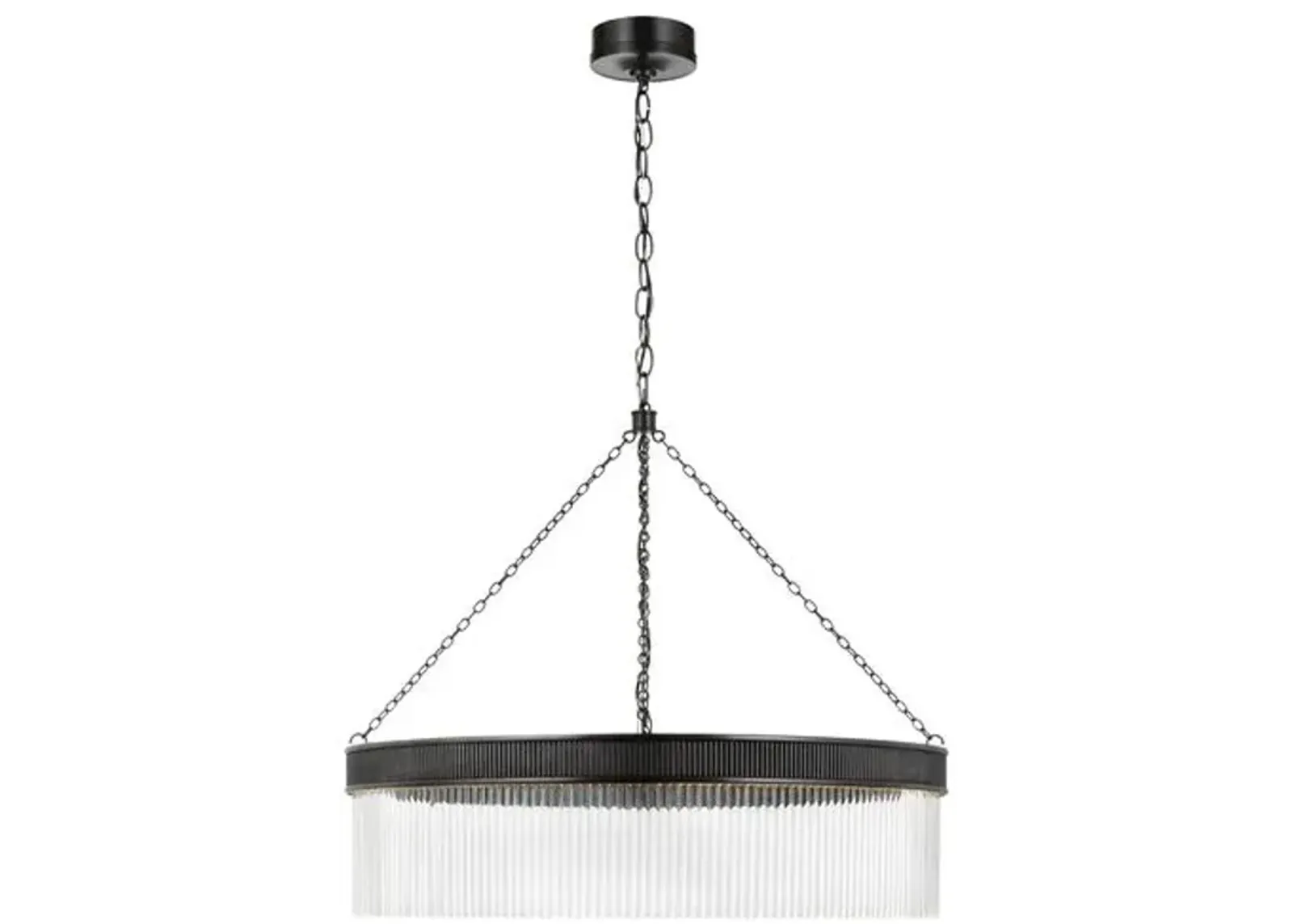 Visual Comfort - Menil Large Chandelier - Black