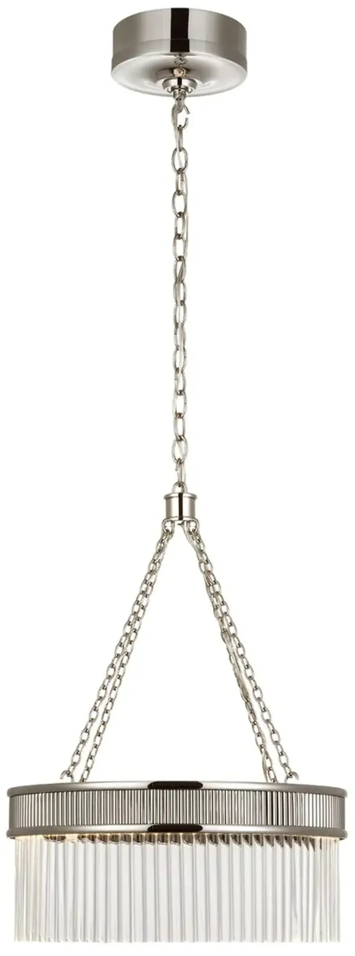 Visual Comfort - Menil Medium Chandelier - Silver