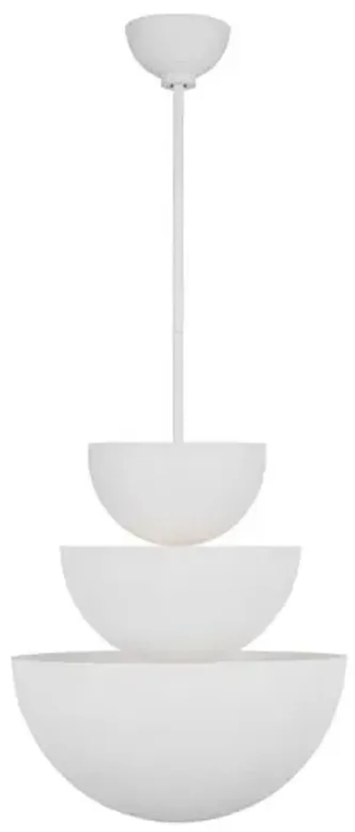 Visual Comfort - Beaunay Large Chandelier - Cast Plaster - White