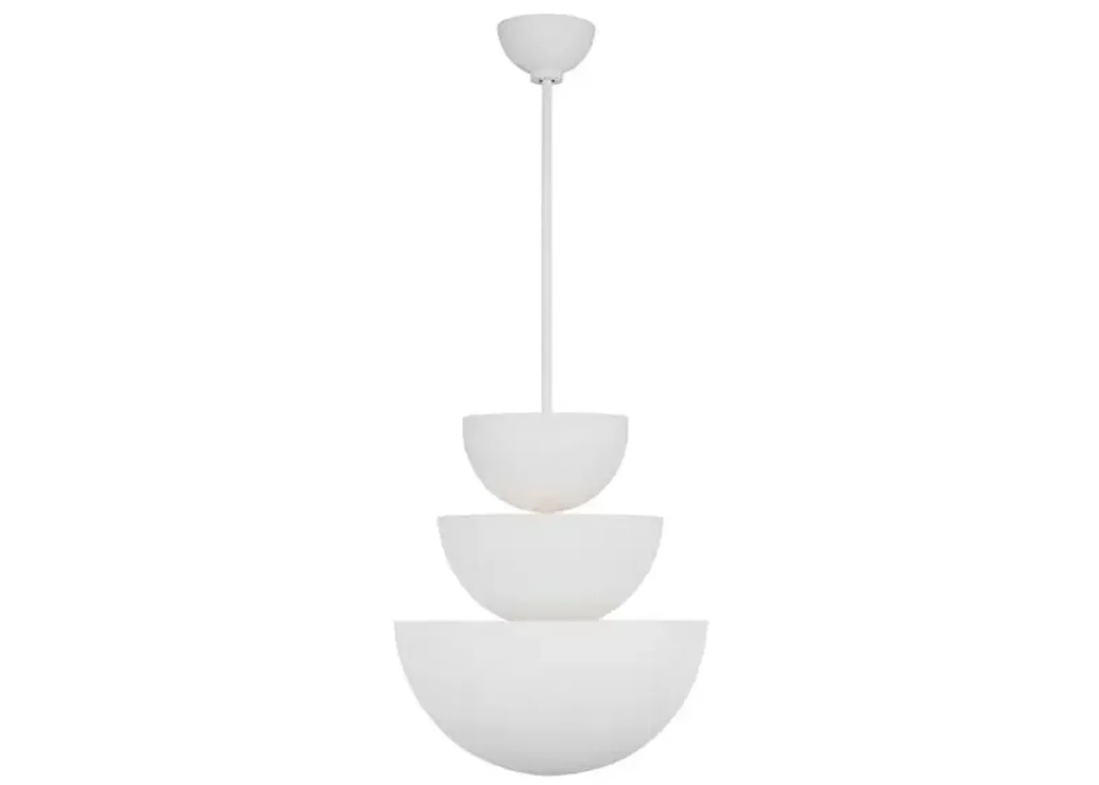 Visual Comfort - Beaunay Large Chandelier - Cast Plaster - White