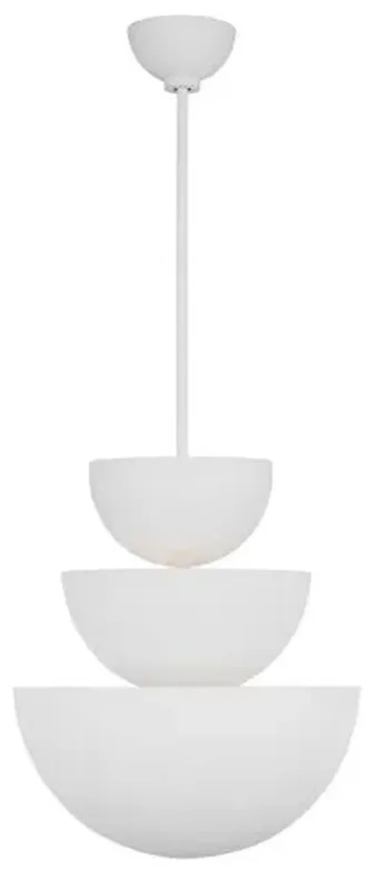 Visual Comfort - Beaunay Large Chandelier - Cast Plaster - White