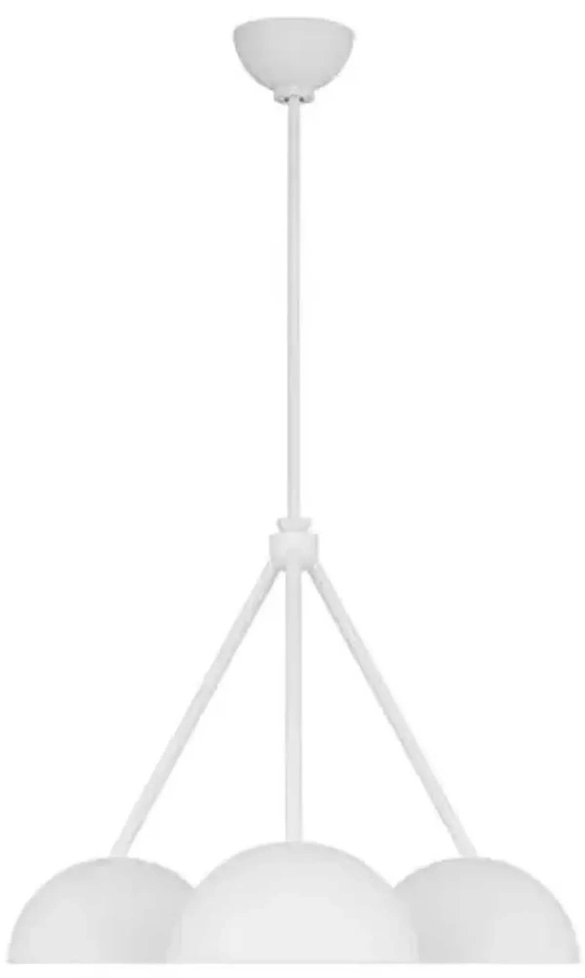 Visual Comfort - Beaunay Medium Chandelier - Cast Plaster - White