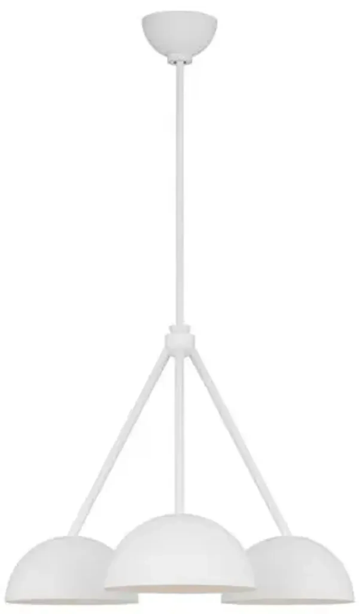 Visual Comfort - Beaunay Medium Chandelier - Cast Plaster - White