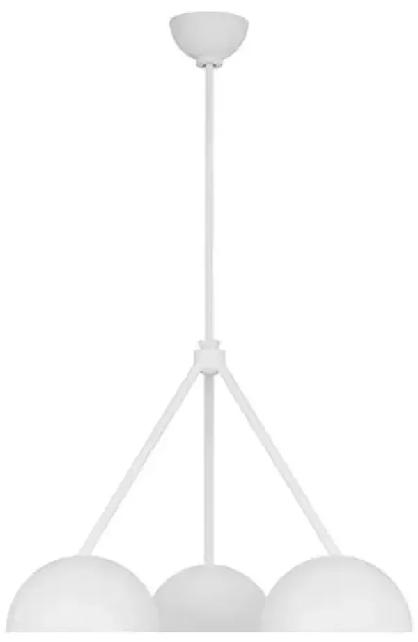 Visual Comfort - Beaunay Medium Chandelier - Cast Plaster - White