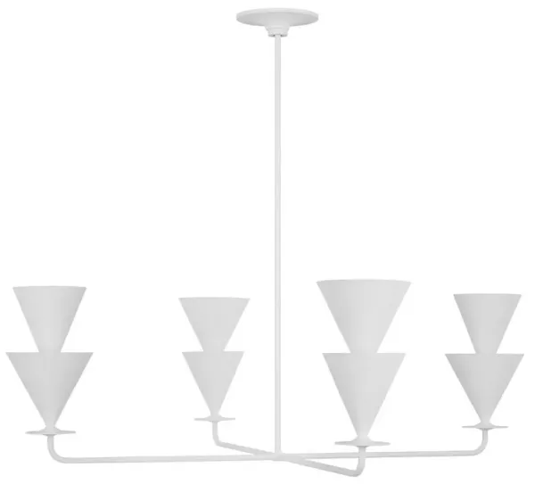 Visual Comfort - Cornet Extra Large Chandelier - Cast Plaster - White