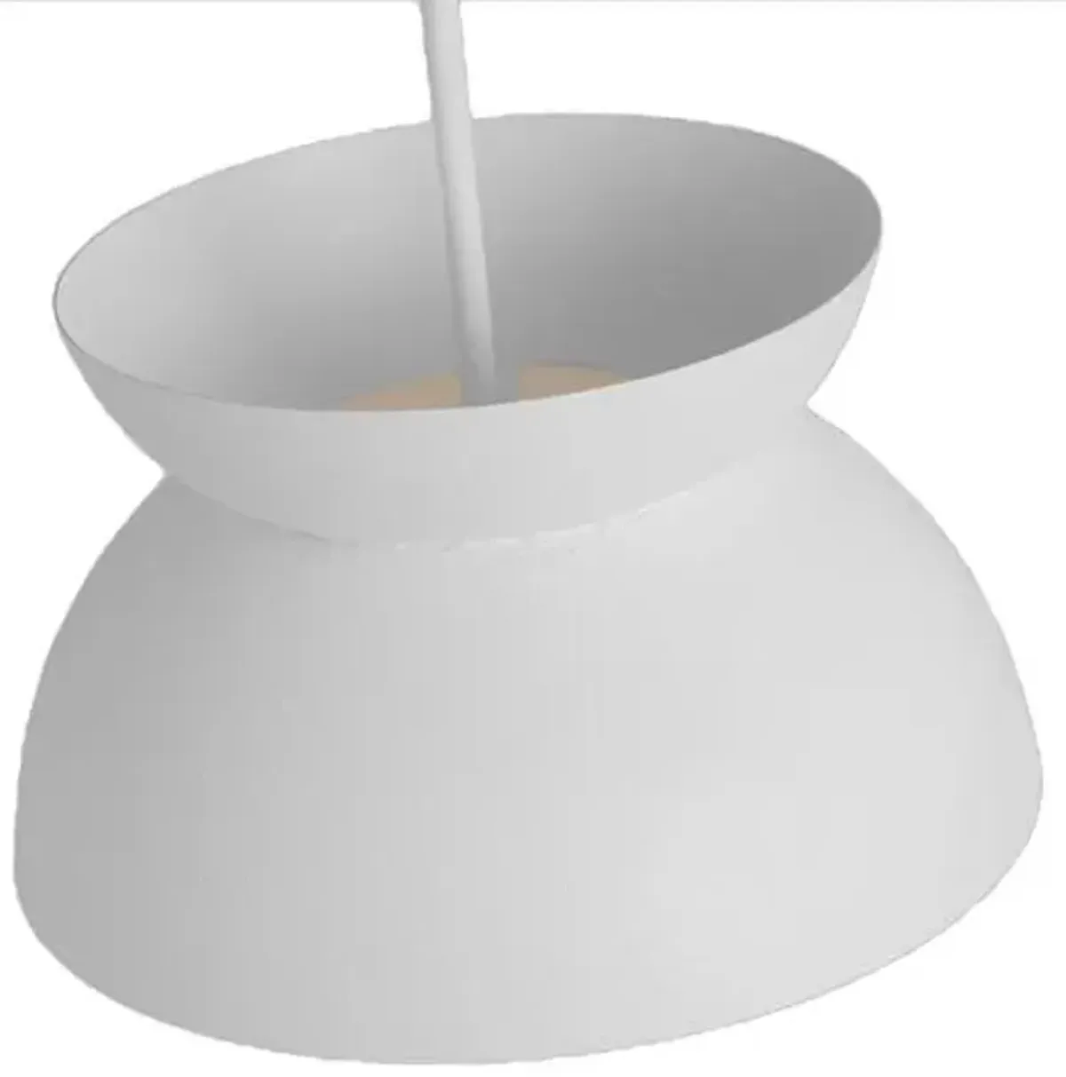 Visual Comfort - Beaunay Casual Pendant - Cast Plaster - White