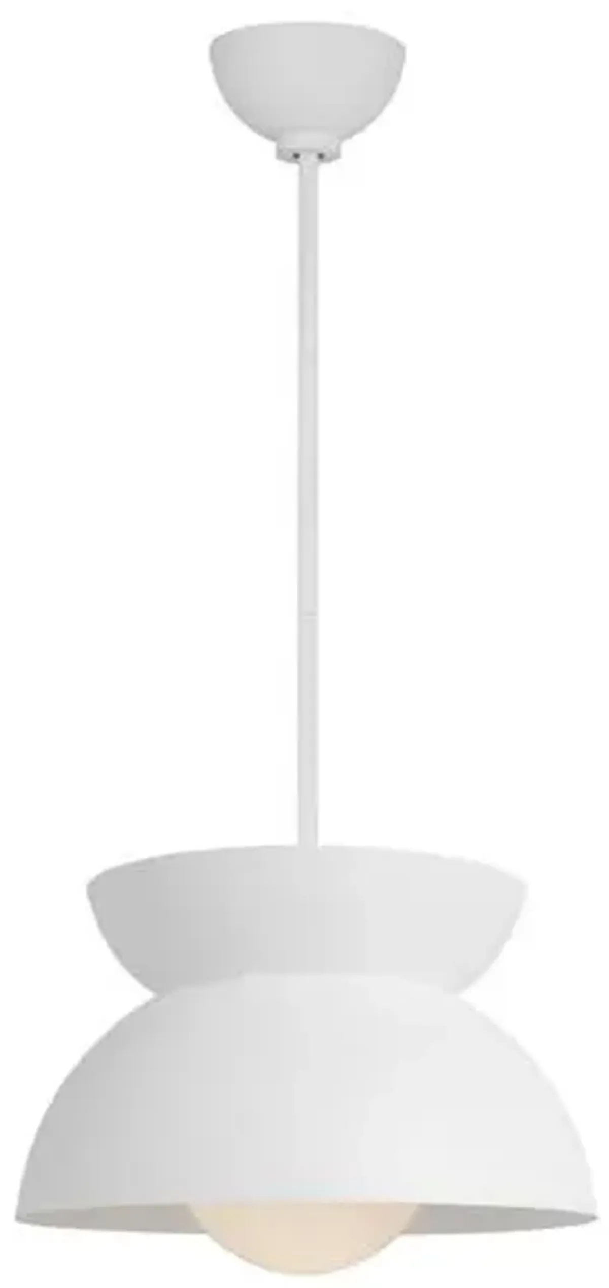 Visual Comfort - Beaunay Casual Pendant - Cast Plaster - White