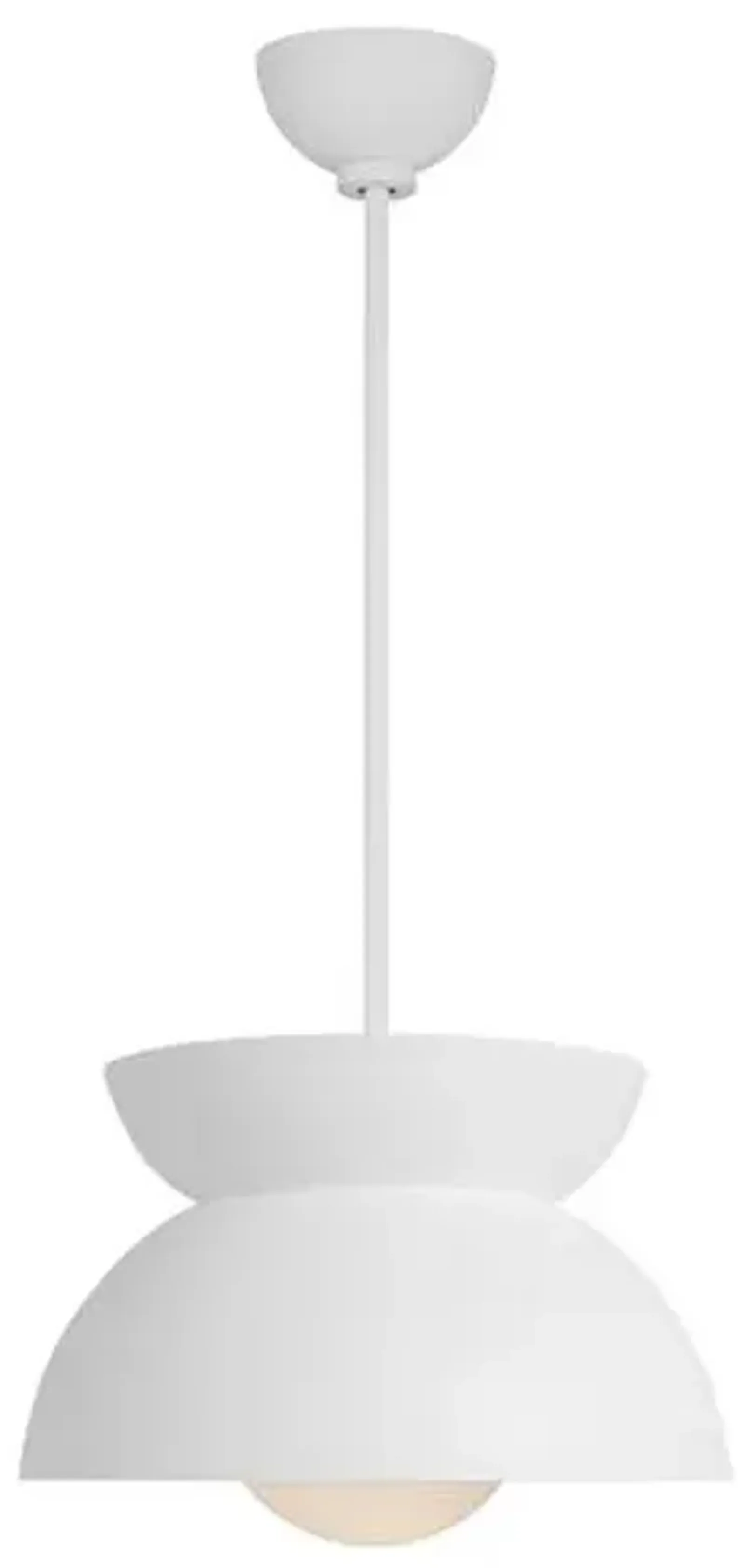 Visual Comfort - Beaunay Casual Pendant - Cast Plaster - White