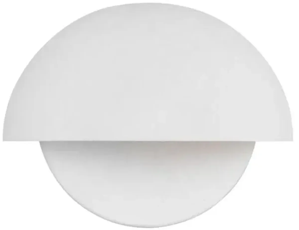 Visual Comfort - Beaunay Small Wall Sconce - Cast Plaster - White