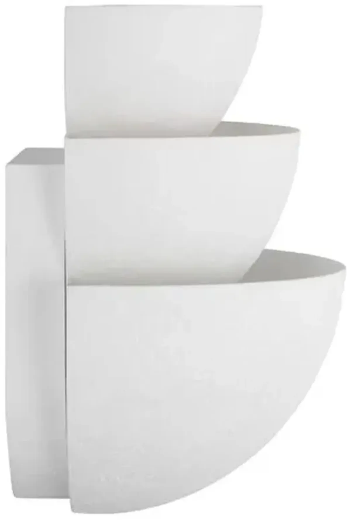 Visual Comfort - Beaunay Tiered Wall Sconce - Cast Plaster - White