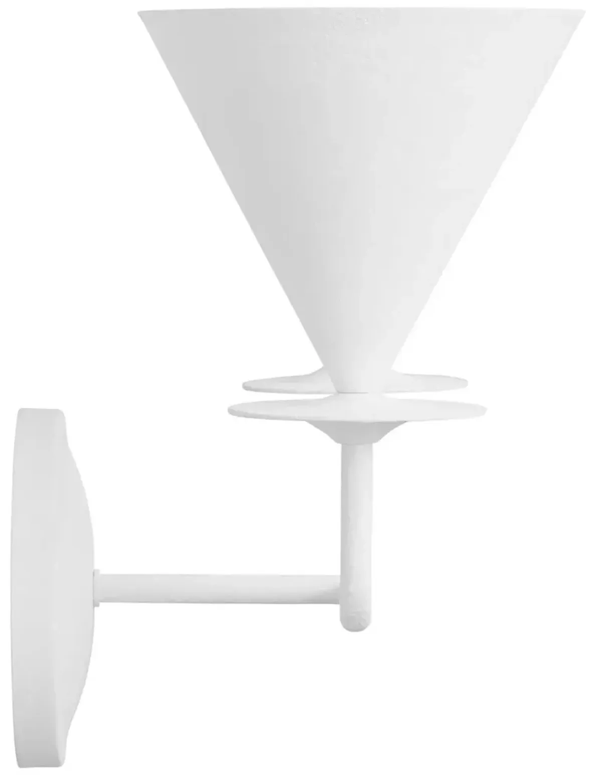 Visual Comfort - Cornet Double Wall Sconce - Cast Plaster - White