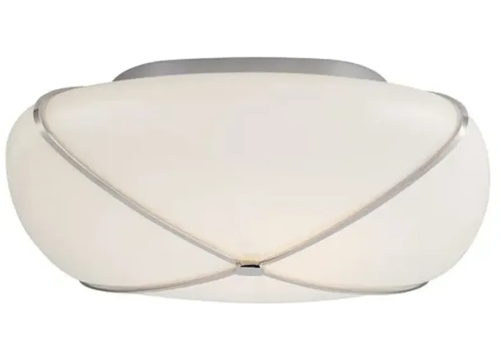 Visual Comfort - Fondant 14" Flush Mount - Silver