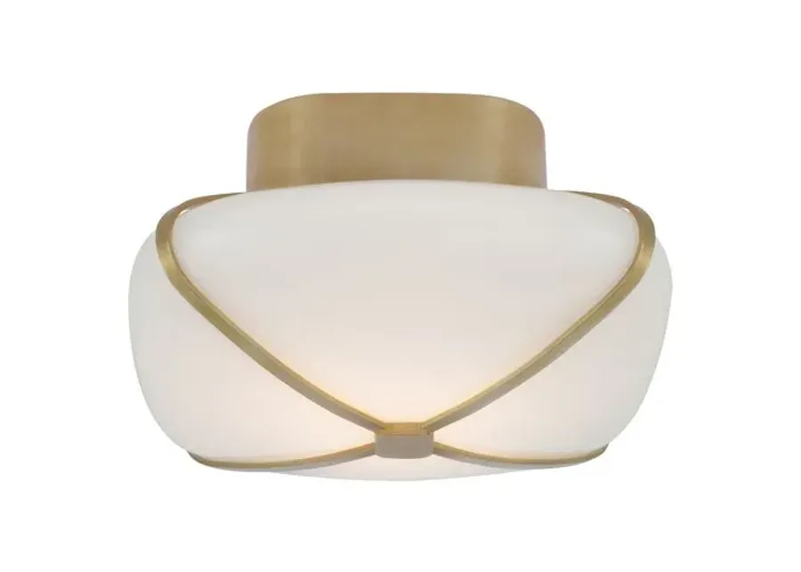 Visual Comfort - Fondant 9" Flush Mount - Gold