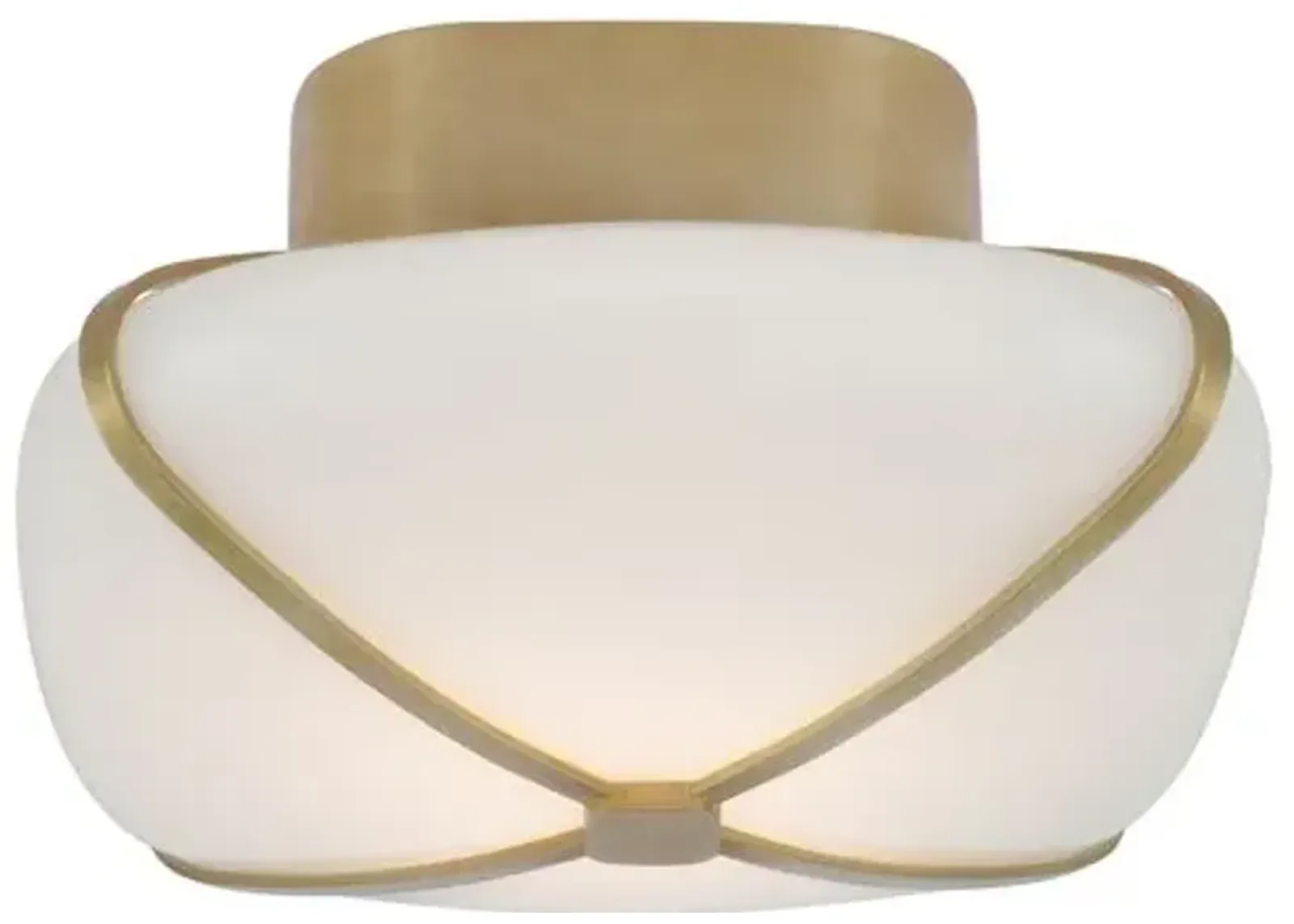 Visual Comfort - Fondant 9" Flush Mount - Gold