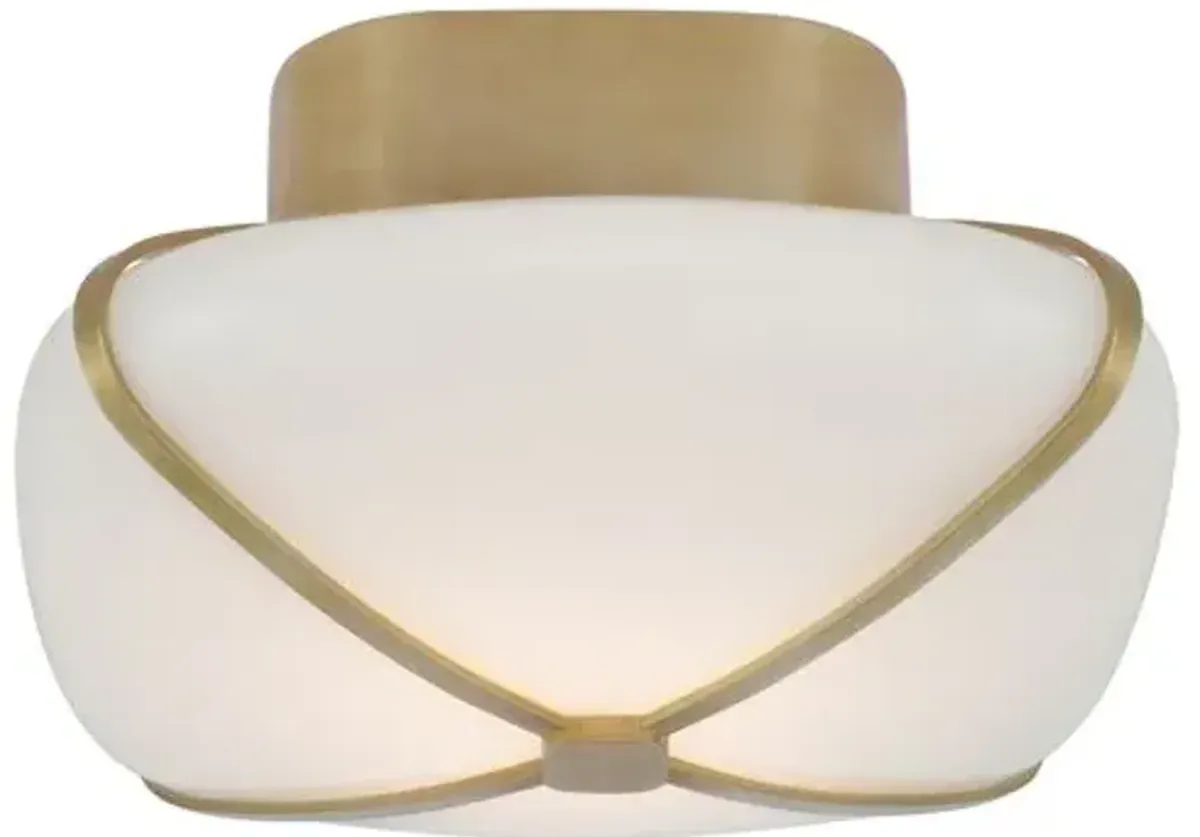 Visual Comfort - Fondant 9" Flush Mount - Gold