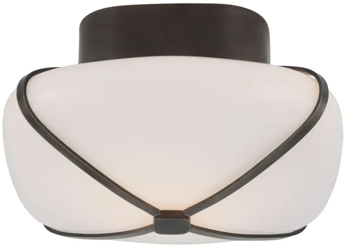 Visual Comfort - Fondant 9" Flush Mount - Black