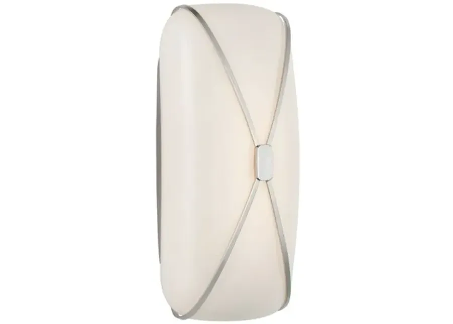 Visual Comfort - Fondant 13" Linear Bath Wall Sconce - Silver