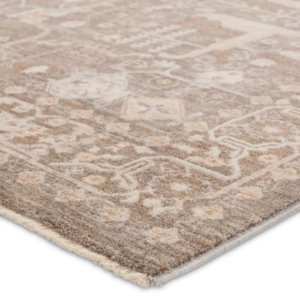  Lechmere Medallion Taupe/Cream Area Rug (4'X6')
