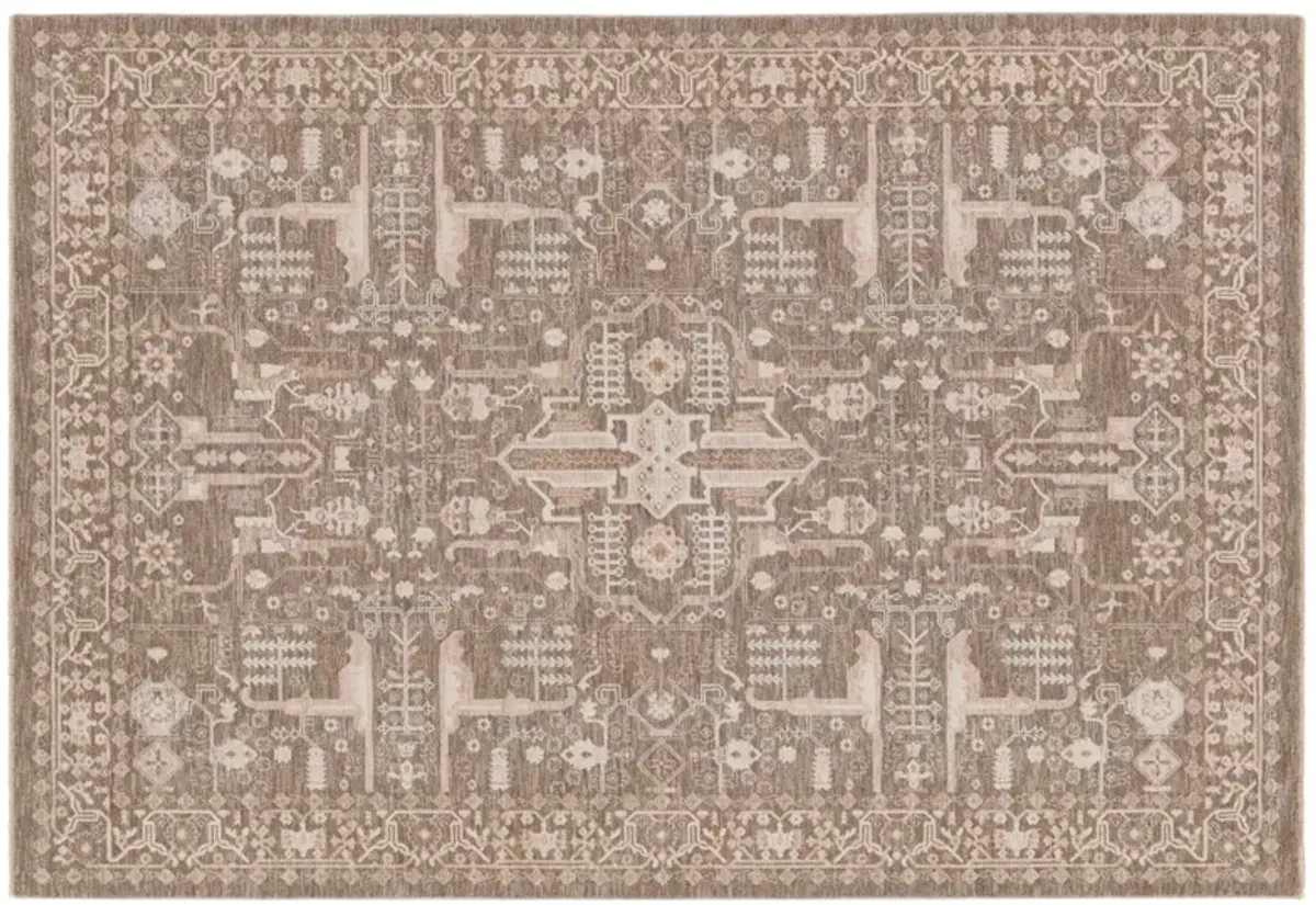  Lechmere Medallion Taupe/Cream Area Rug (4'X6')