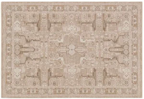 Lechmere Medallion Beige/Cream Runner Rug (3'X10')