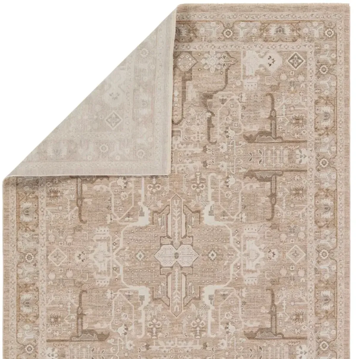 Lechmere Medallion Beige/Cream Area Rug (4'X6')