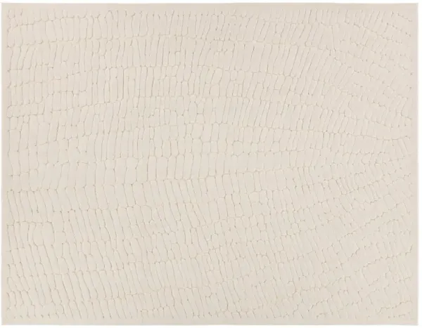  Barros Abstract Cream Area Rug (5'3"X7'6")