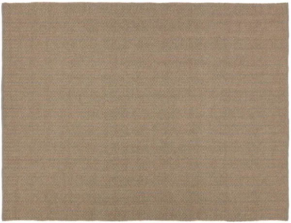  Elmas Handmade Indoor/Outdoor Striped Tan/Gray Area Rug (10'X14')