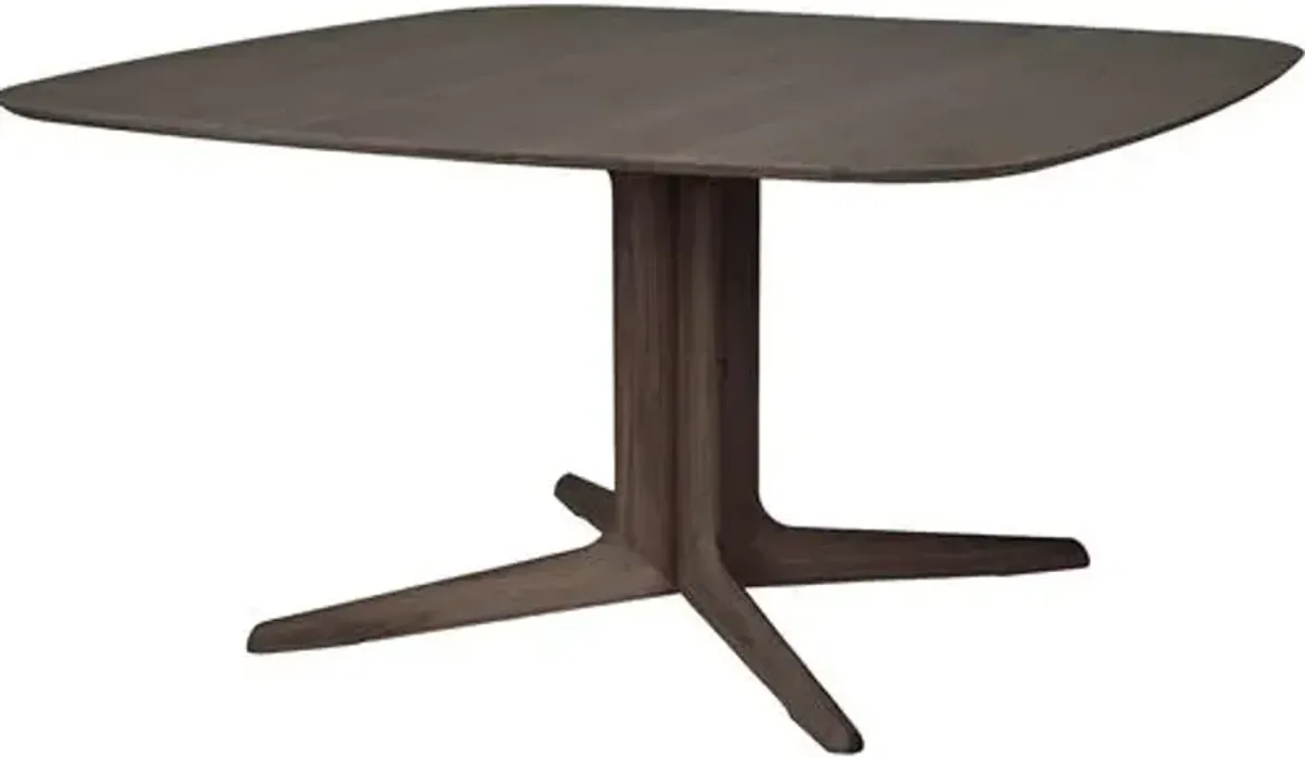 Corto Square Dining Table - Brown Varnished Oak - Ethnicraft