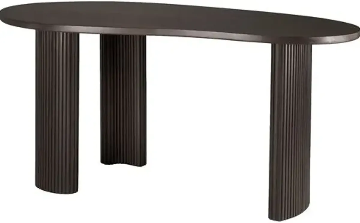 Boomerang Desk - Dark Brown - Ethnicraft